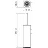Ершик WASSERKRAFT K-1167BLACK